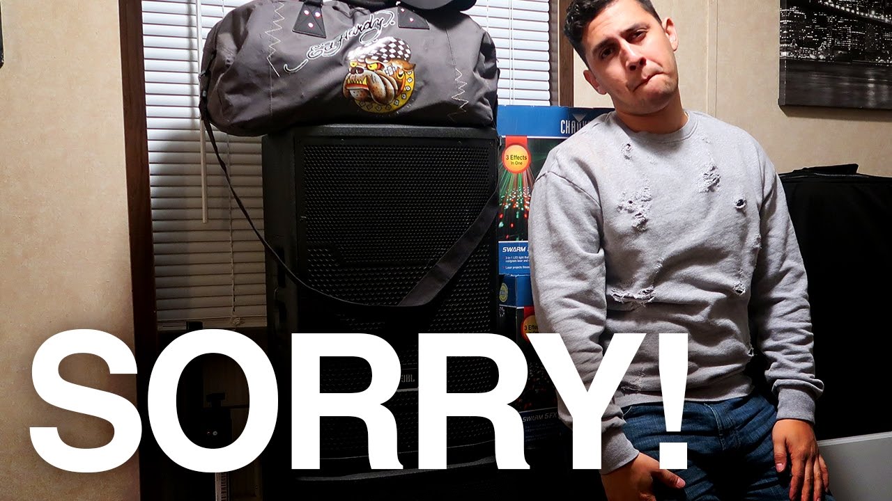 I FAILED YOU, sorry... | What am I going to do with all this DJ EQUIPMENT?