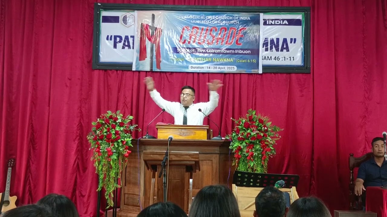 Tv.Sinchunghnung Good Friday Sermon contd:-