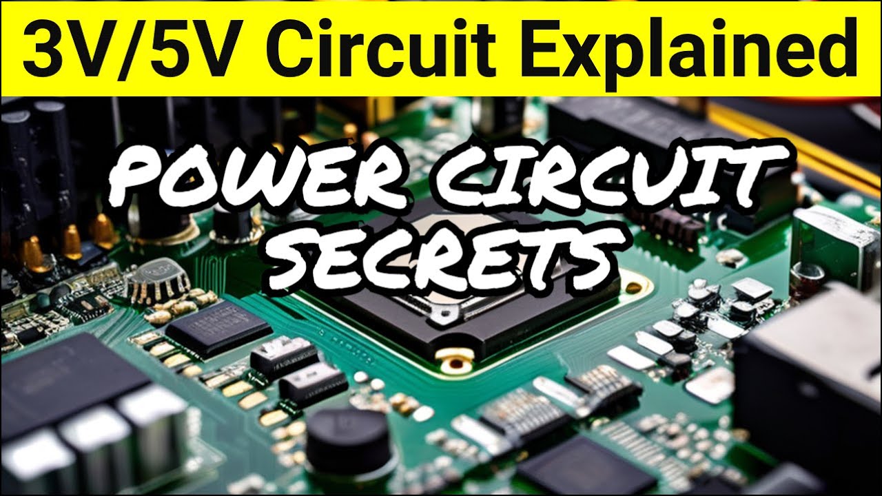 3V and 5V Motherboard System Power circuit explained - laptop repair