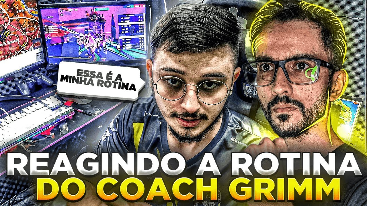 REAGINDO A ROTINA DO COACH GRIMM EM FINAL DE CAMPEONATO FREE FIRE