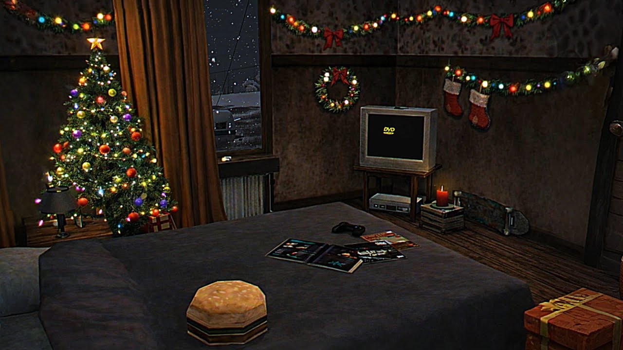 it’s a 1990s Christmas night and you’re stuck in San Andreas trailer park room