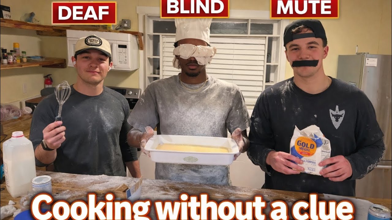 Cooking Without A Clue (Blind, Deaf, Mute Challenge)