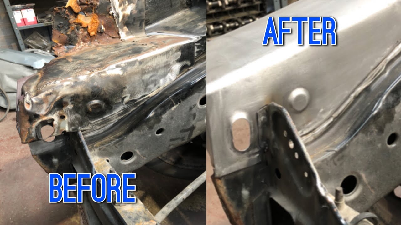 Hand making panels for the ford fiesta xr2 restoration