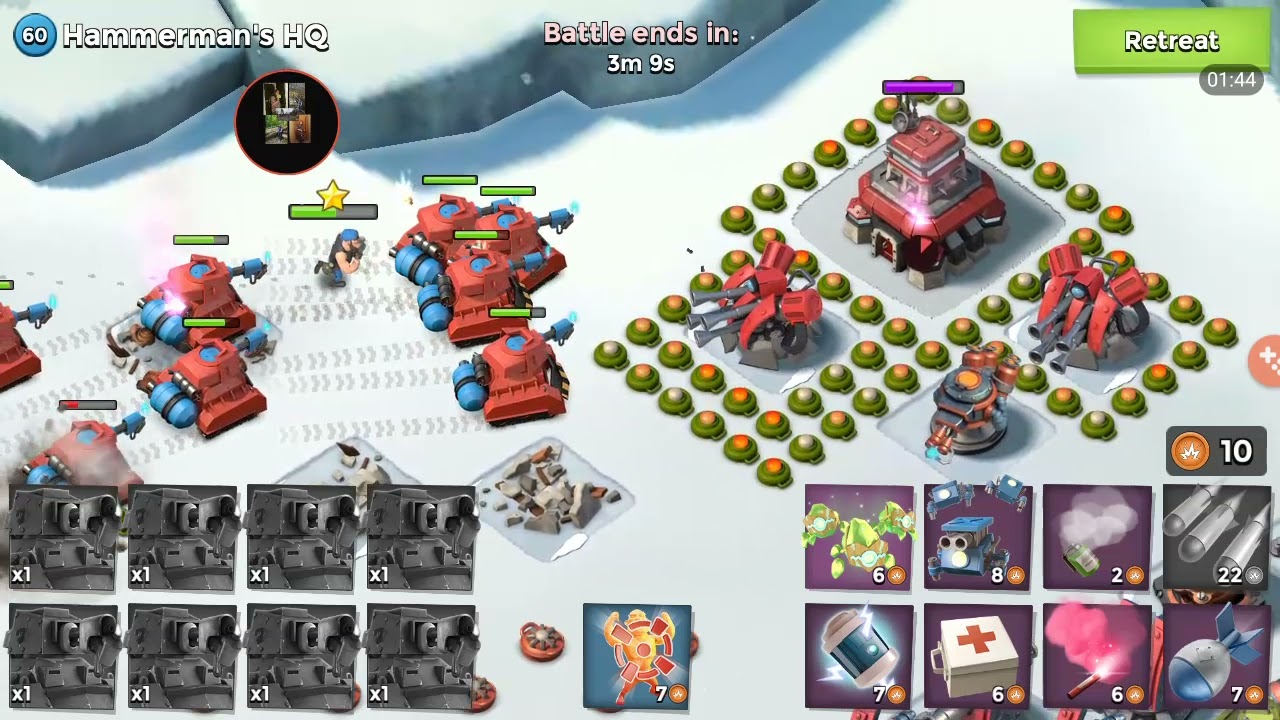 How To Take Down Hammerman's HQ Level 60