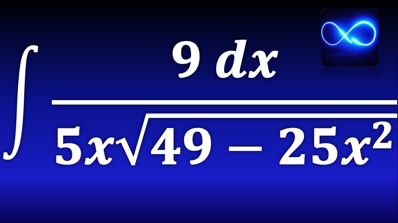 Integral mediante sustitución trigonométrica tipo seno, con triángulo (ejercicio resuelto)