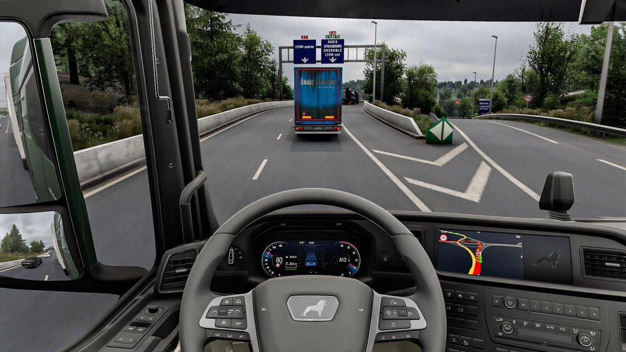 4K Realistic Ultra Graphic MAN TGX |Euro Truck Simulator 2 1.56 Snowymoon Mod Gameplay 2025