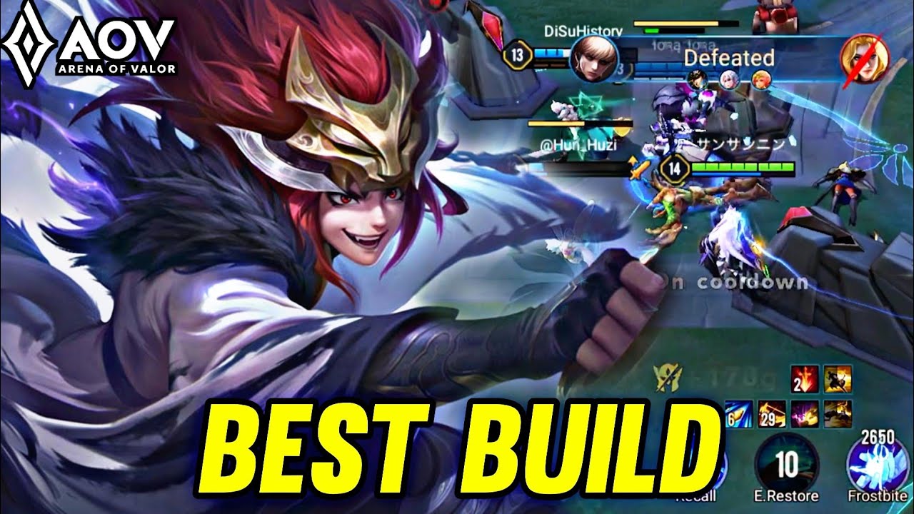 AOV : ENZO GAMEPLAY | BEST BUILD - ARENA OF VALOR LIÊNQUÂNMOBILE ROV