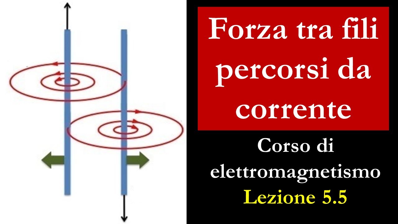 Forza tra due fili percorsi da corrente