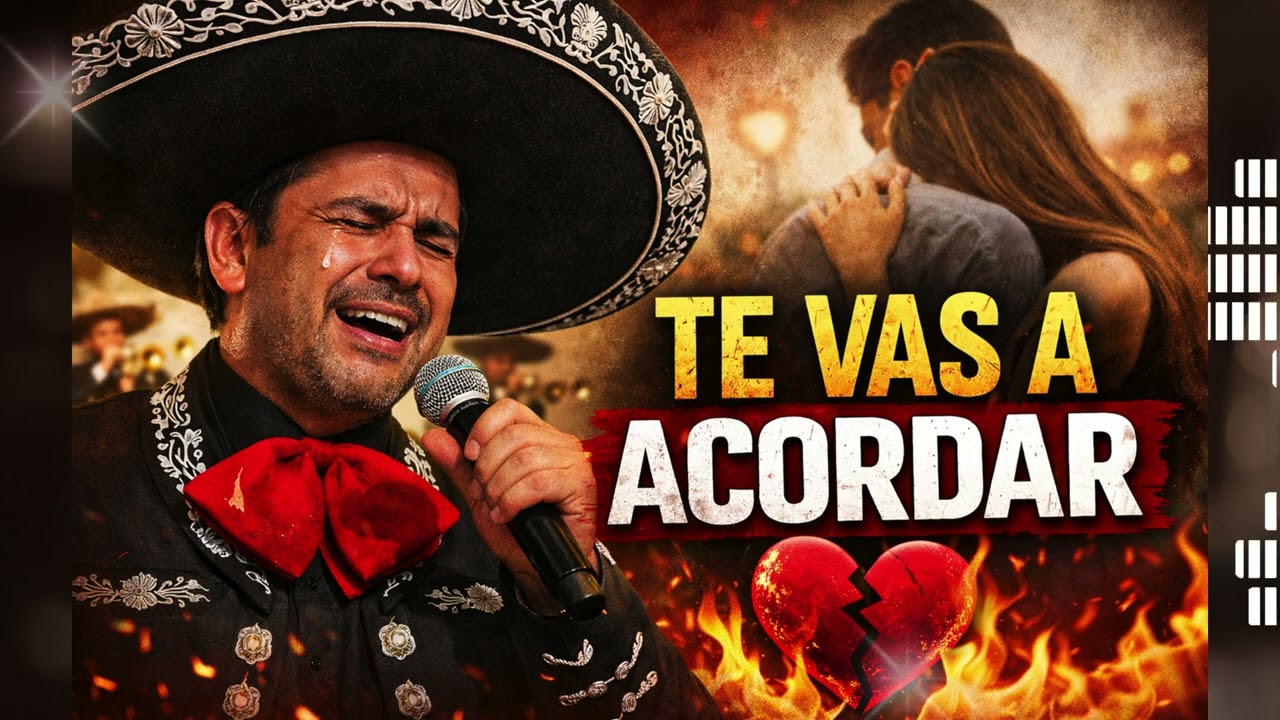 Te Vas a Acordar | Serenata Triste Mariachi | El Beso Ajeno No Sabe a Nada (Letra)