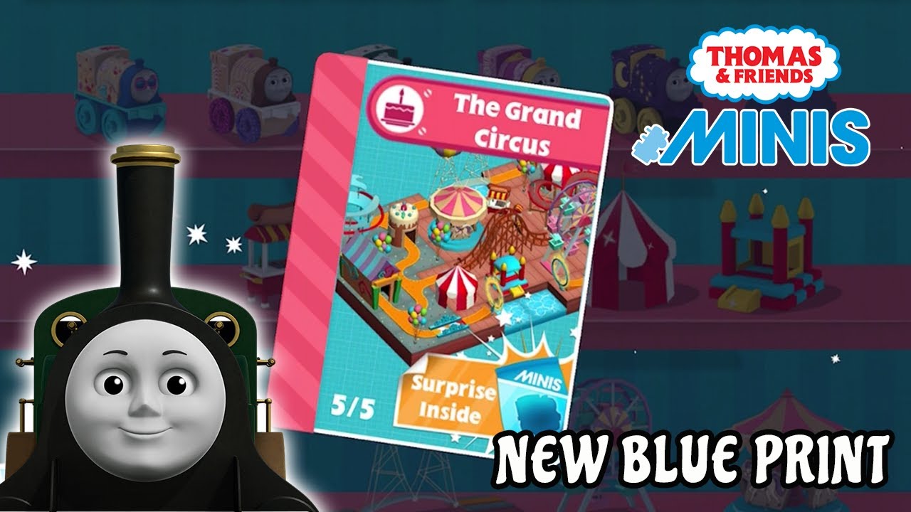 NEW BLUE PRINT The Grand Circus with Emily! - ⭐Thomas & Friends Minis⭐