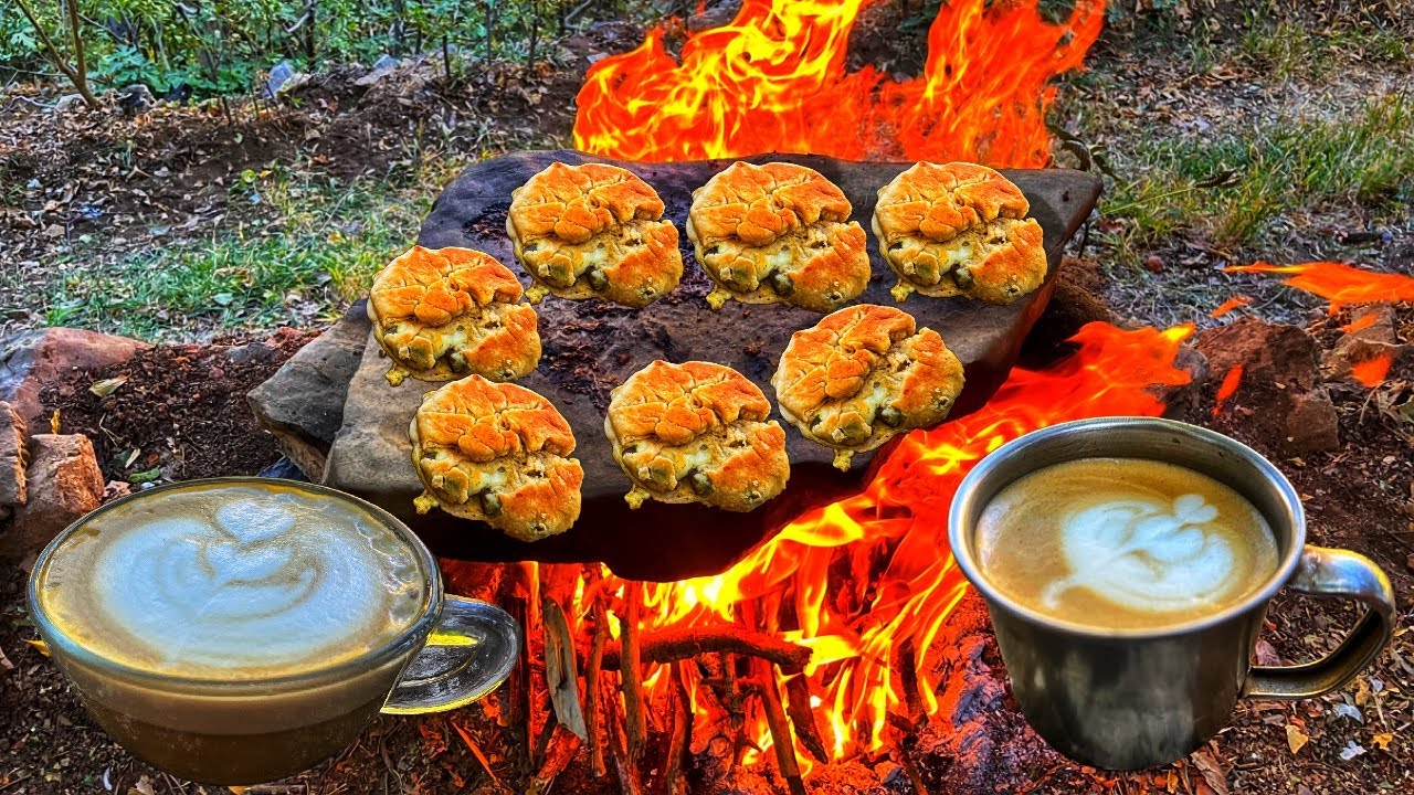 Gourmet Beef & Cheese Donuts on Hot Stone 🔥🥩🍩