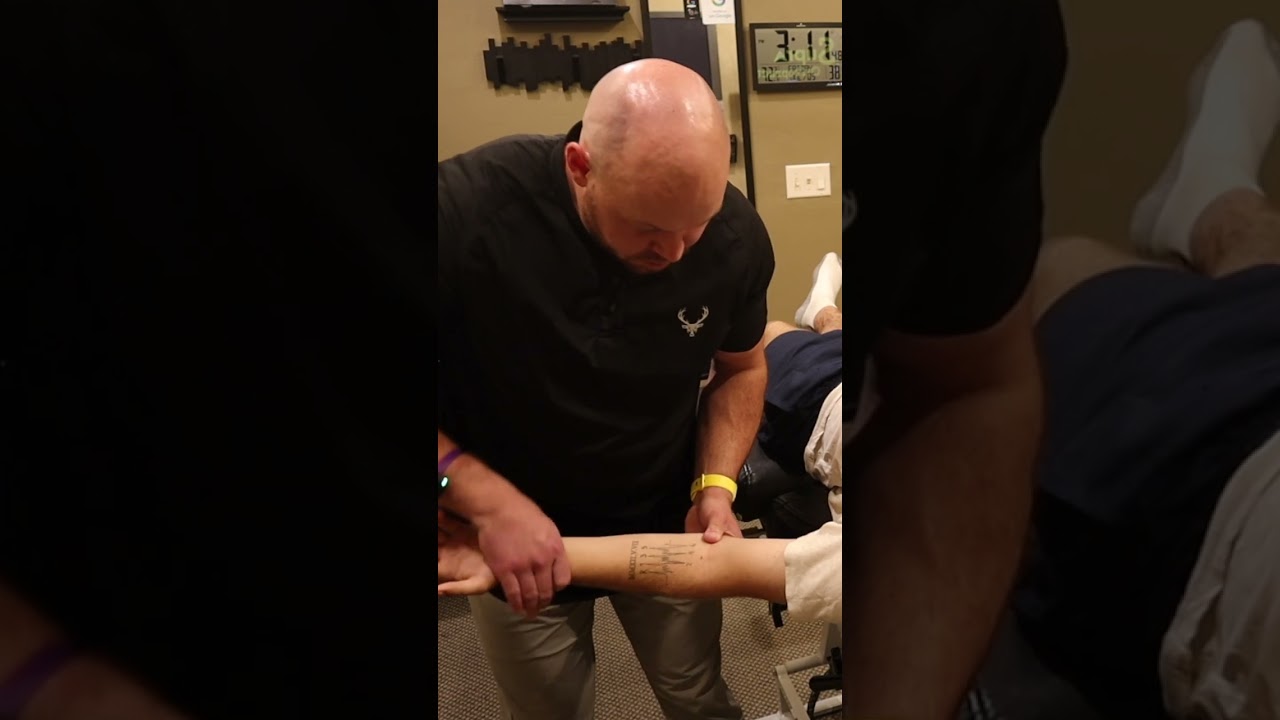 Crunchiest Finger Cracks On Marine  #chiropractor
