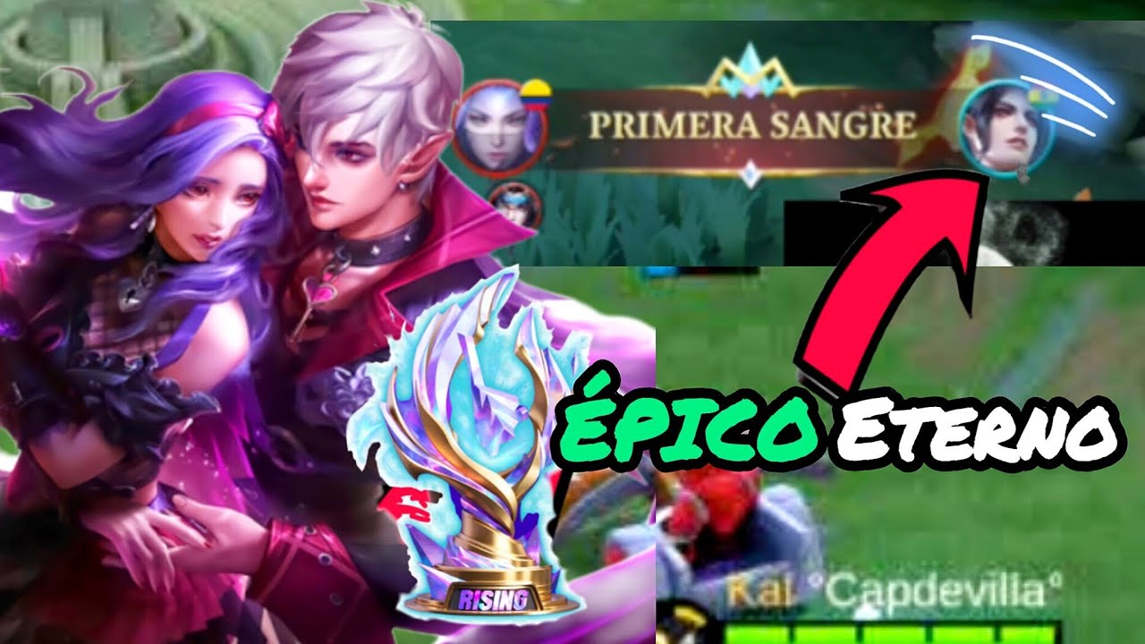 Jugando como EPICO eterno en RISING OPEN-Mobile Legends 