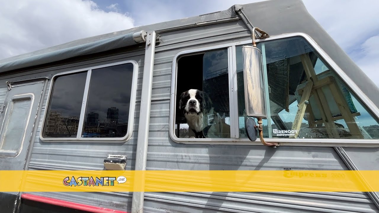 German living in RV next to Kelowna's tent city