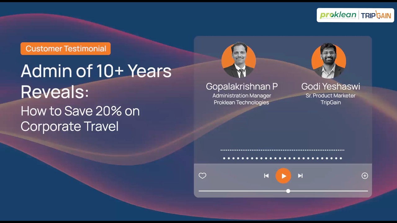 How Proklean Transformed Corporate Travel with TripGain