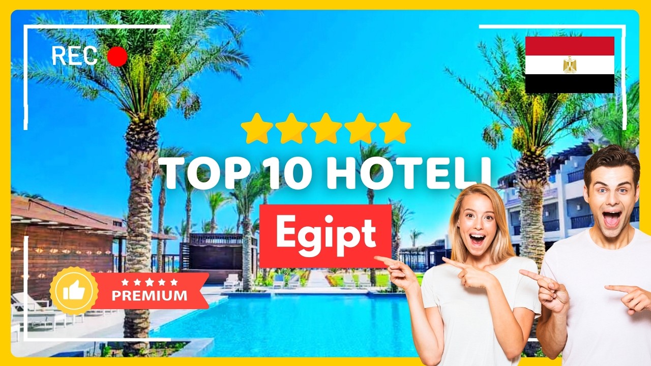 🏅 TOP 10 HOTELI W EGIPCIE 🇪🇬 PLAŻE, RAFY KORALOWE, AQUA PARKI i LUKSUS #wakacje #egipt