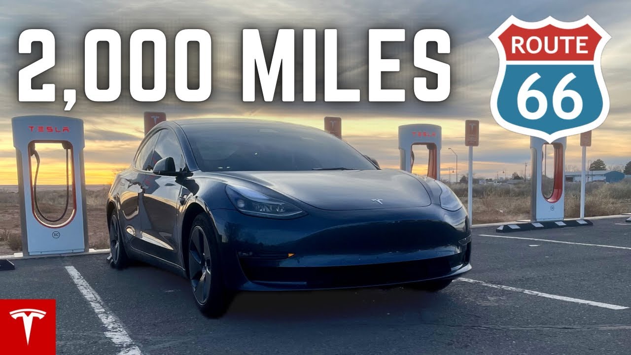 Model 3 vs Route 66: Cross Country Family Road Trip