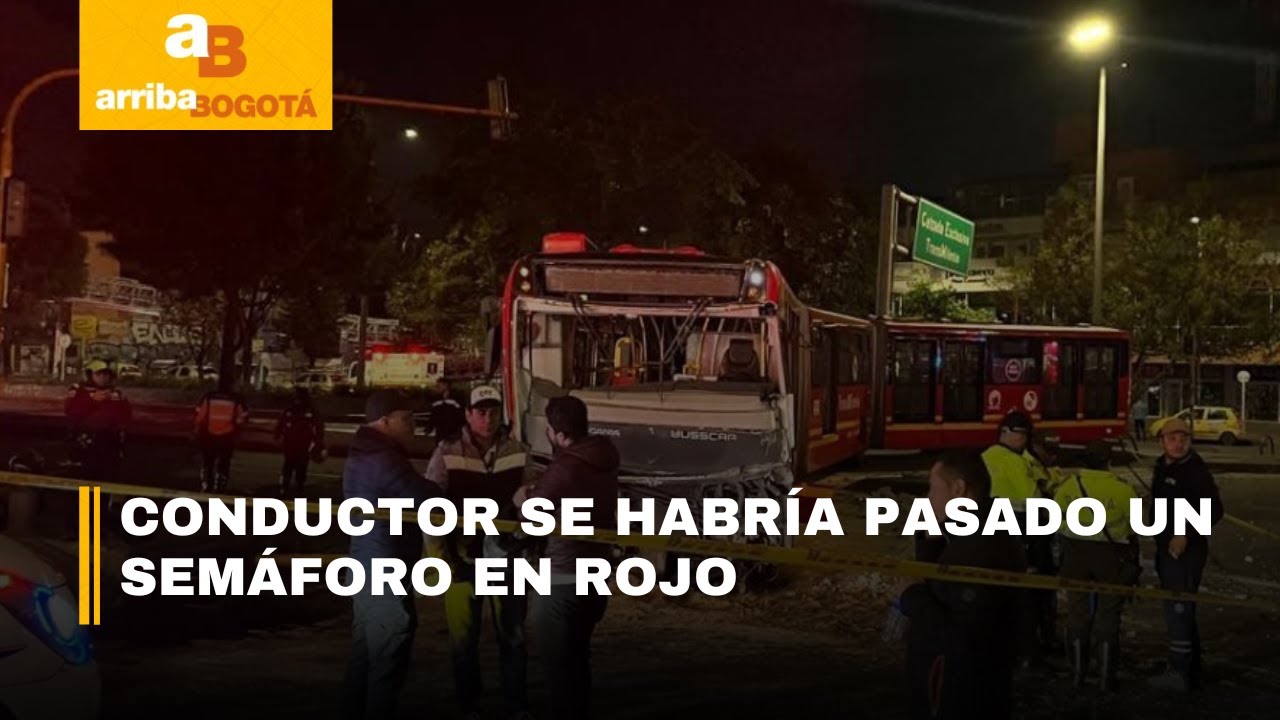 Accidente en calle 80: Más de 10 heridos en choque de TransMilenio y camioneta | CityTv