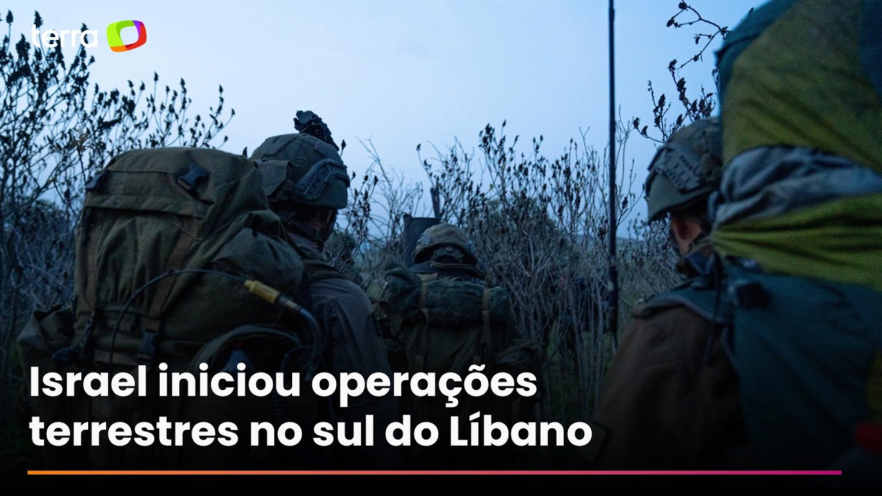 Israel divulga imagens de opera&ccedil;&atilde;o terrestre contra o Hezbollah no L&iacute;bano