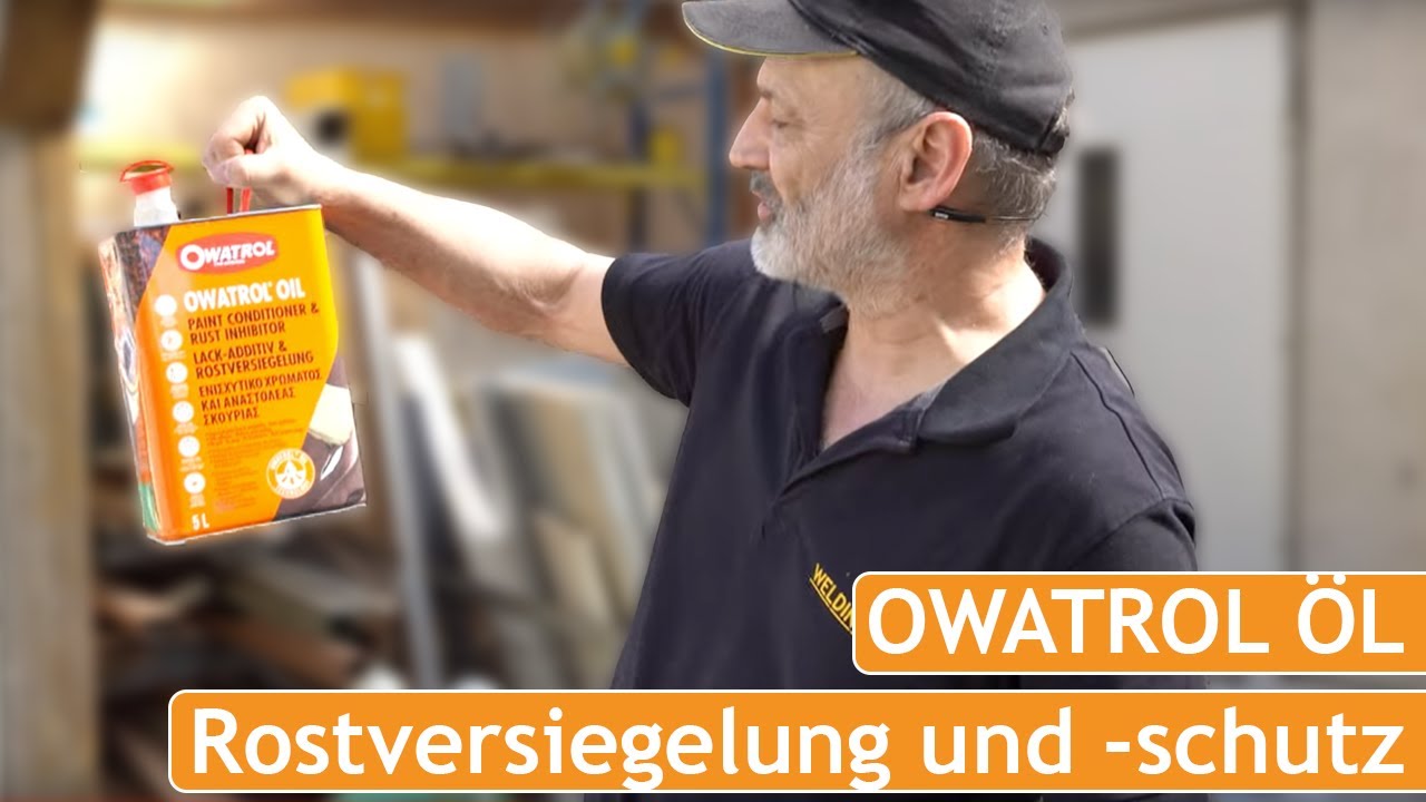 Owatrol Öl als Anti-Rost Mittel für Metall | Rostversiegelung und Lack-Additiv zum Stahl lagern