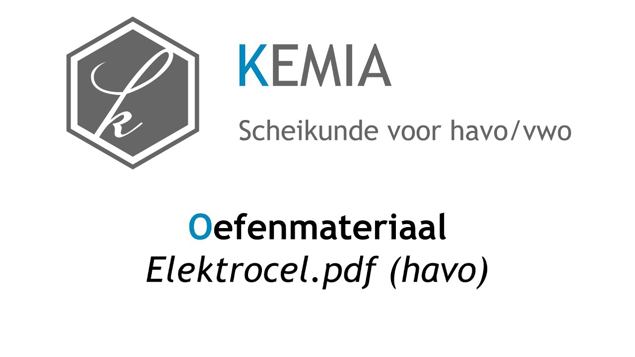 Oefenmateriaal: Elektrocel.pdf (havo)
