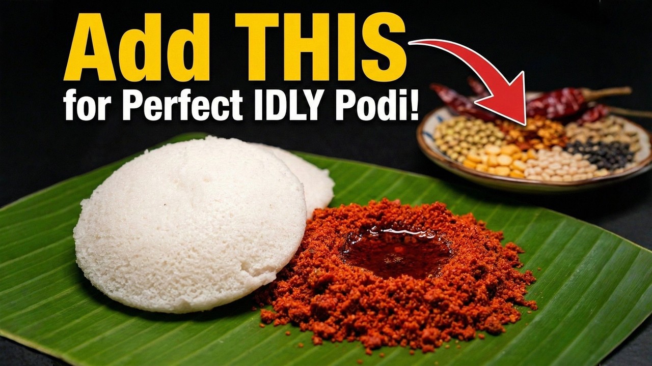 இந்த ஒரு Secret போட்டா Idly Podi ருசி 10 மடங்கு! 😱🔥 | Hotel Style Milagai Podi Tamil