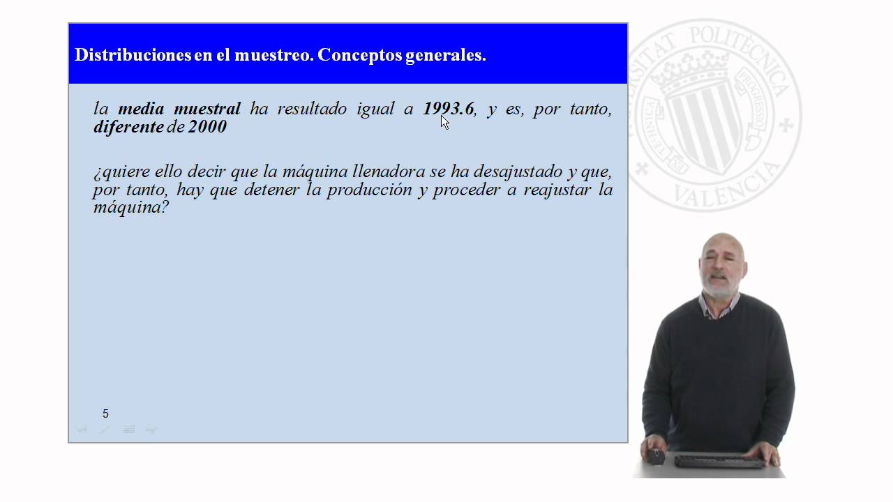 Distribuciones en el muestreo. Conceptos generales |  | UPV