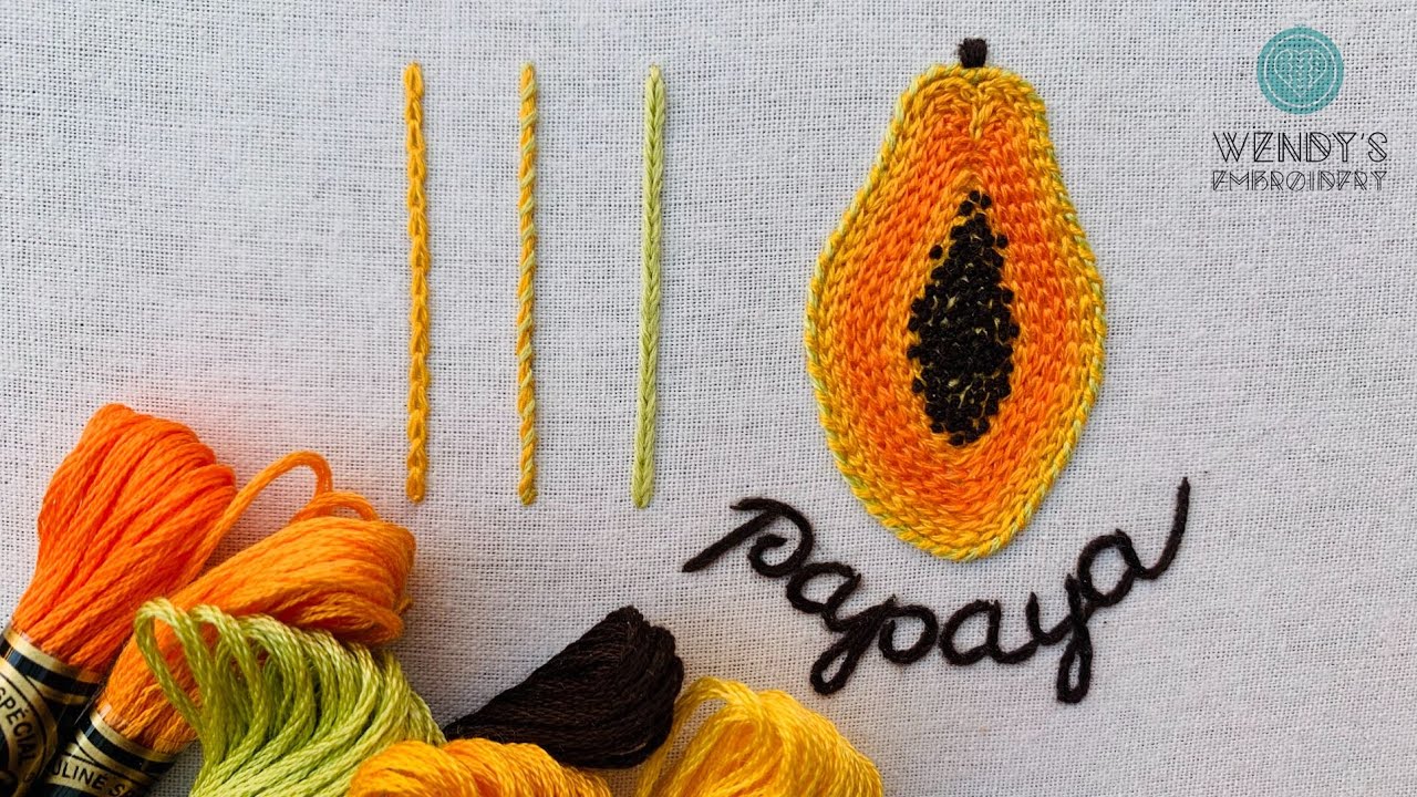 Mũi Móc Xích (Luồn chỉ) & Mũi Móc Xích Dày - (Whipped) Chain Stitch & Heavy Chain Stitch