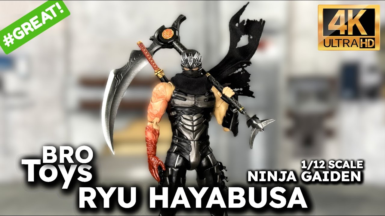 Bro Toys Ninja Assassin Ryu Hayabusa Ninja Gaiden 1/12 action figure Unboxing & REVIEW #ninja
