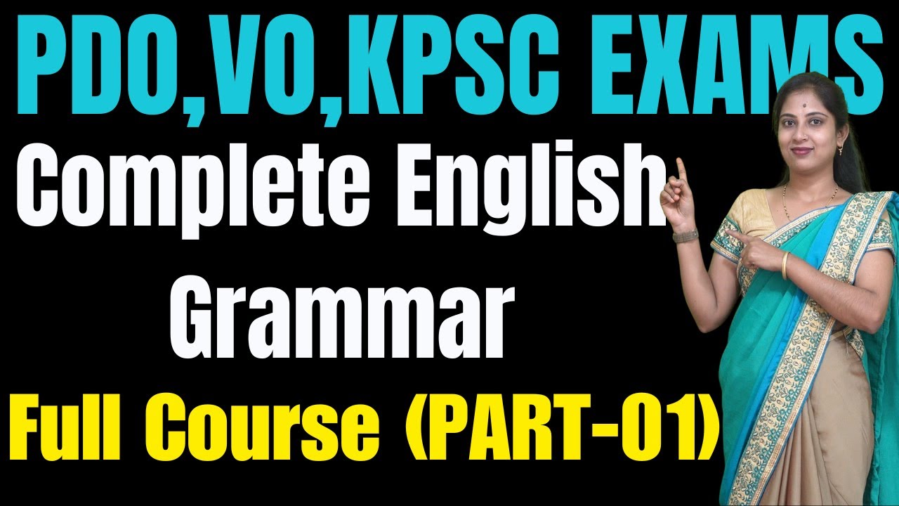 Complete English Grammar Part-01 || By: Soumya Maa'm |#vidyakashi