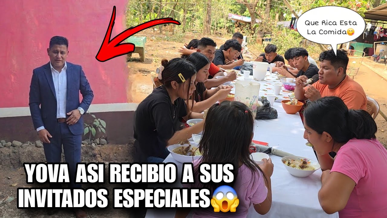 Todos Los Invitados Asi Almuerzan😋YOVA Esta Muy Feliz En este Gran Dia😍Asi Atendio a Todos El😱