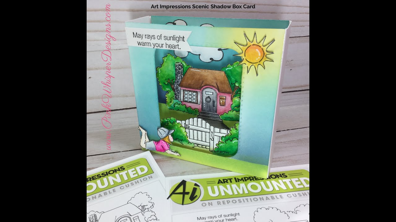 Art Impressions Scenic Shadow Box Card