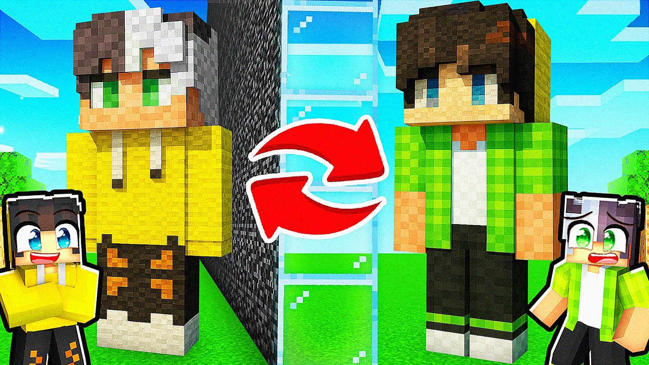 Yer Değiştirmeli Yapı Kapışmasında Arkadaşlarımı Trolledim! 🤣 | Minecraft