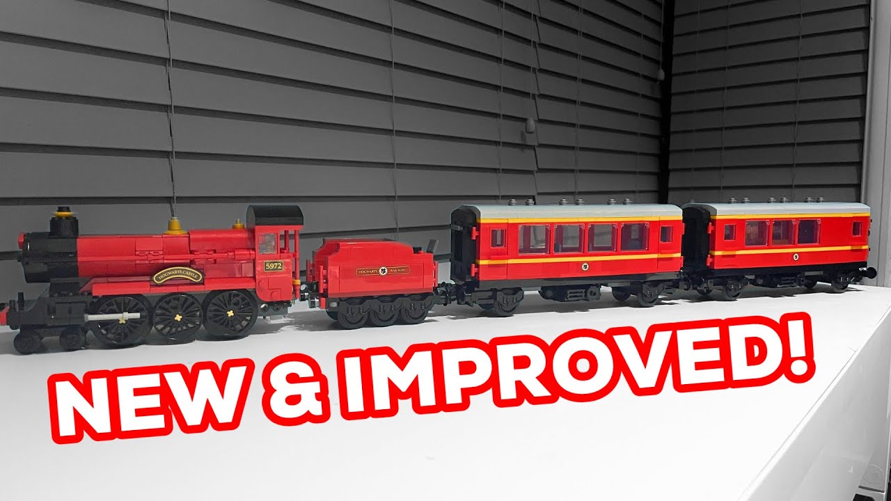 Custom Lego Hogwarts Express Train Carriages (76323)