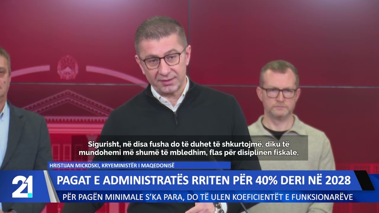 Pagat e administratës rriten për 40% deri në 2028! Për pagën minimale s’ka para