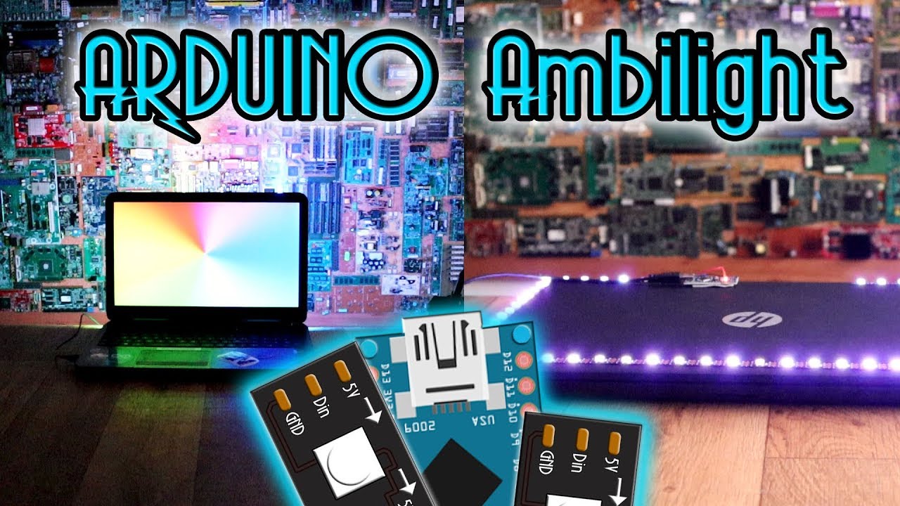 Arduino ambilight background screen