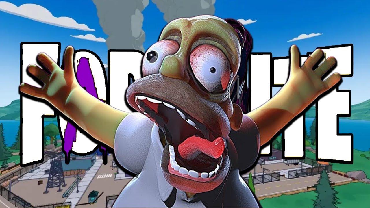Fortnite Simpsons был на пике популярности.