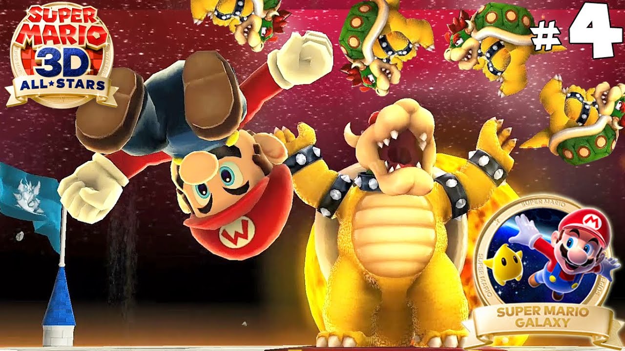 BOWSER GIRA Y GIRA MÁS 😵 DETENTEEE!! | El Verde APARECE 👀 - Super Mario Galaxy #4 HD - 3D All-Stars