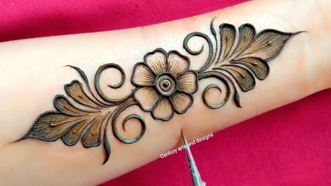 New stylish front hand mehndi design | Easy mehndi | Simple mehndi | Mehndi ka design | mehndi