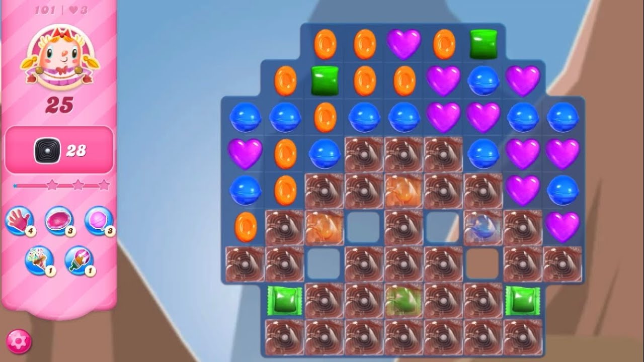 Candy Crush Saga Level 101 (NO BOOSTERS)