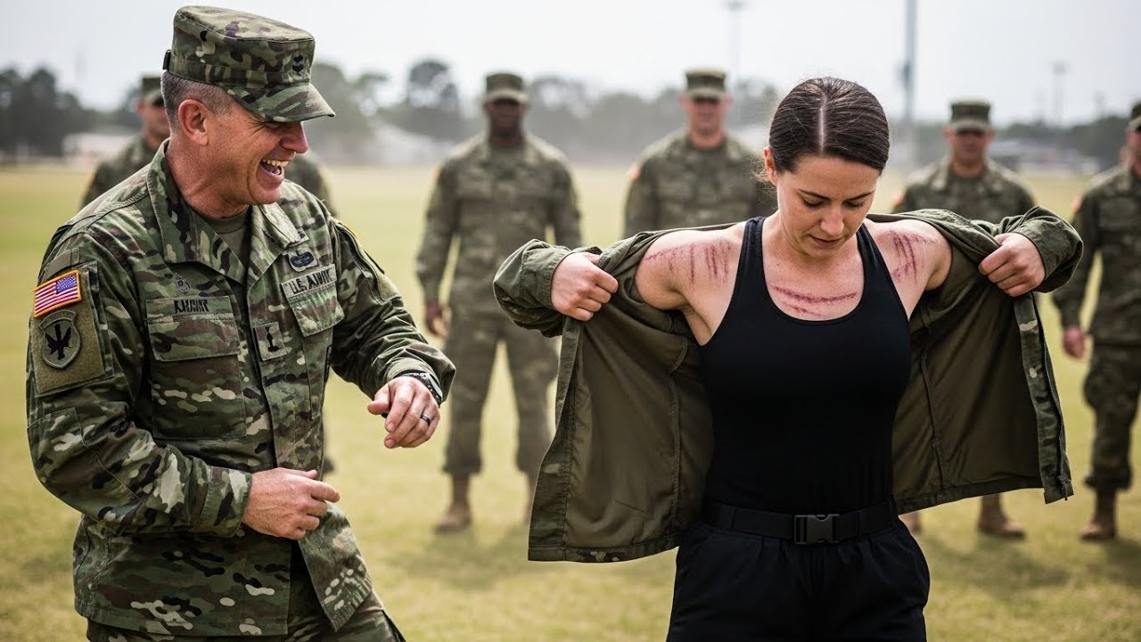 The Colonel Laughed at Her PT Excuse — Until She Took Off Her Jacket and Revealed the Scars