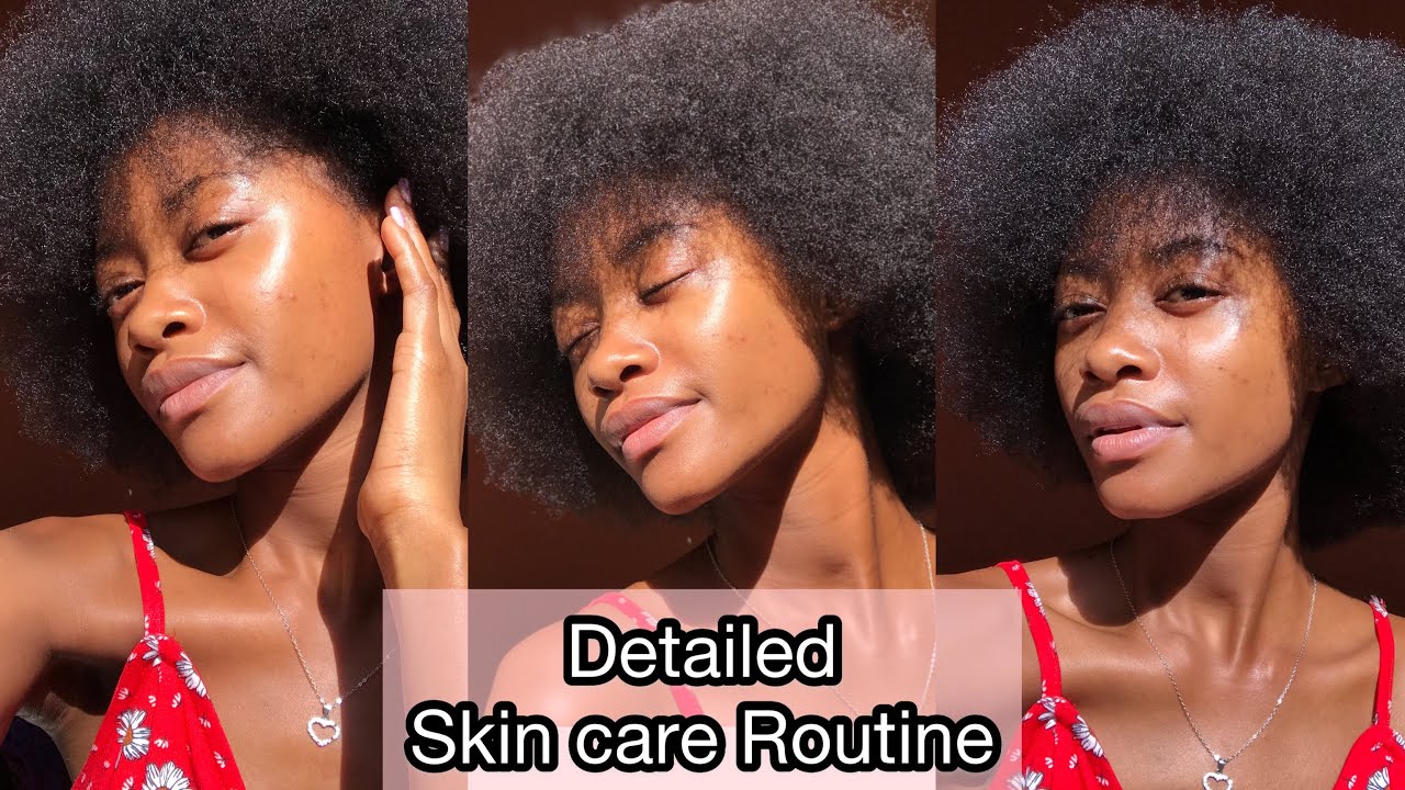 Very Detailed SKINCARE Routine| Gentle Magic Skincare| glowing skin routine |Zambian Youtuber