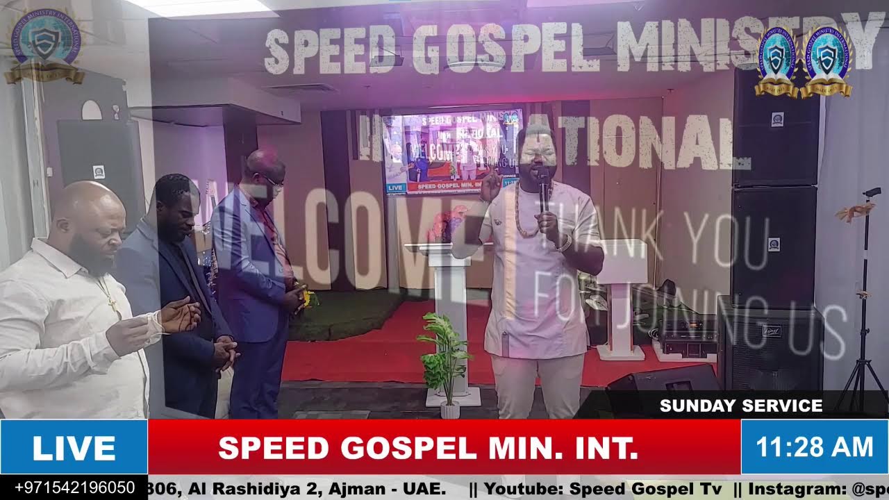 SUNDAY SERVICE WITH APOSTEL ERIC ACQUAH 8TH MAR, 2026 (SGMI  DUBAI UAE)