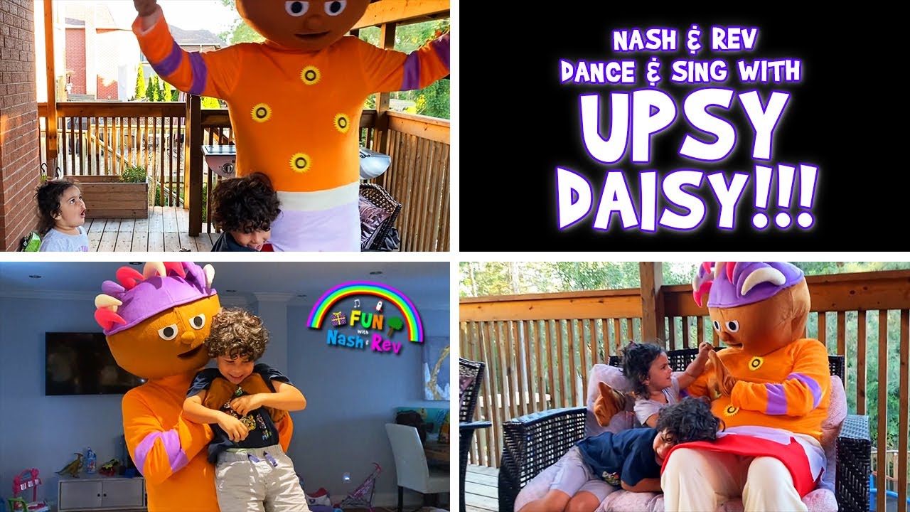 Nash & Rev Dance & Sing With UPSY DAISY!!!  For Kids!!!