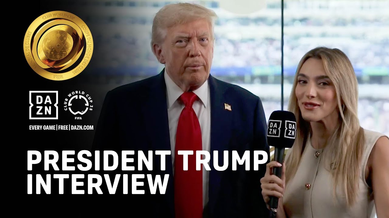 President Trump Interview At FIFA Club World Cup