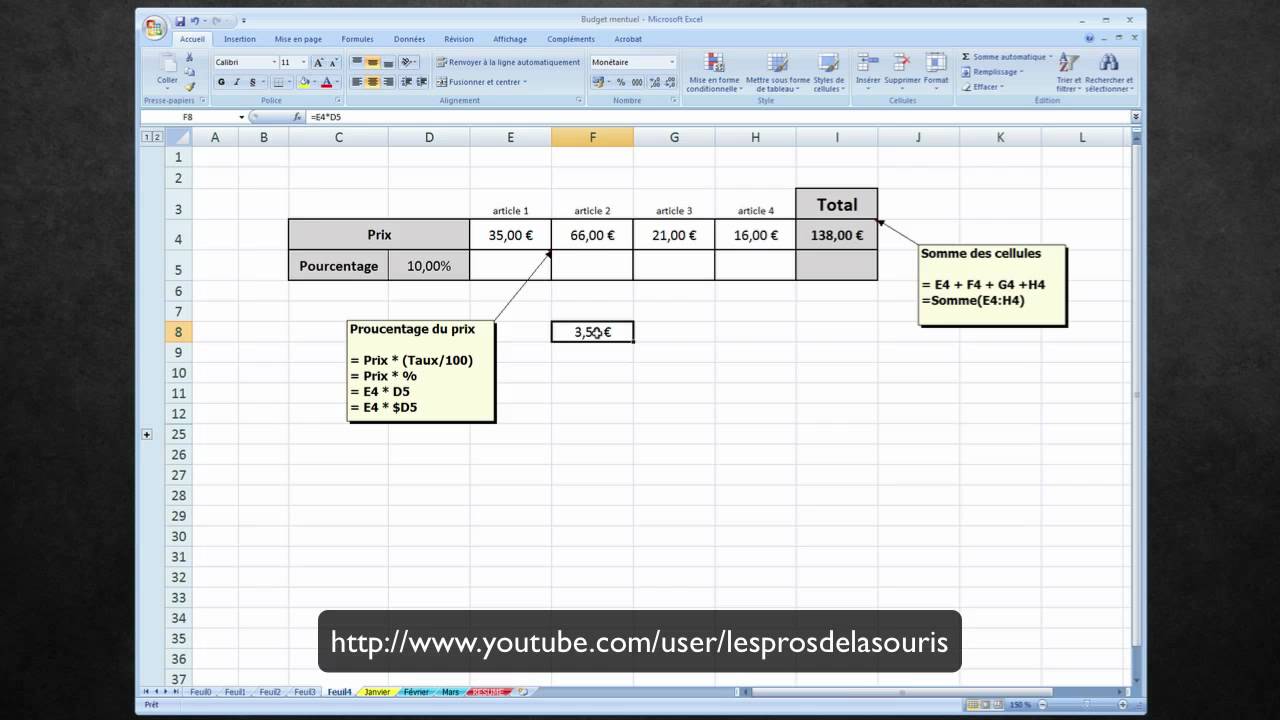 Initiation à Excel (partie 3) : Les Pros de la Souris