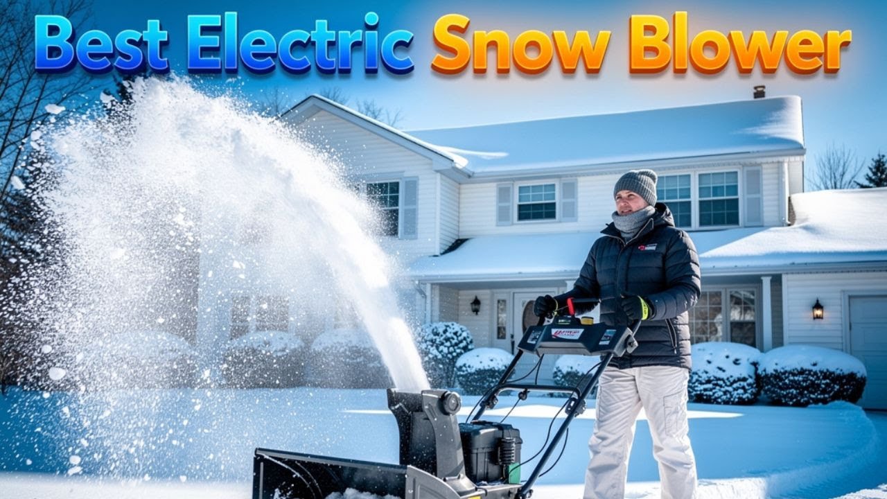 Best Electric Snowblower 2025 | Top Picks for Fast Winter Cleanup