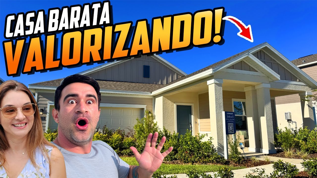 Tour por Casa BARATA em Groveland 🏠👀 Perto de Orlando
