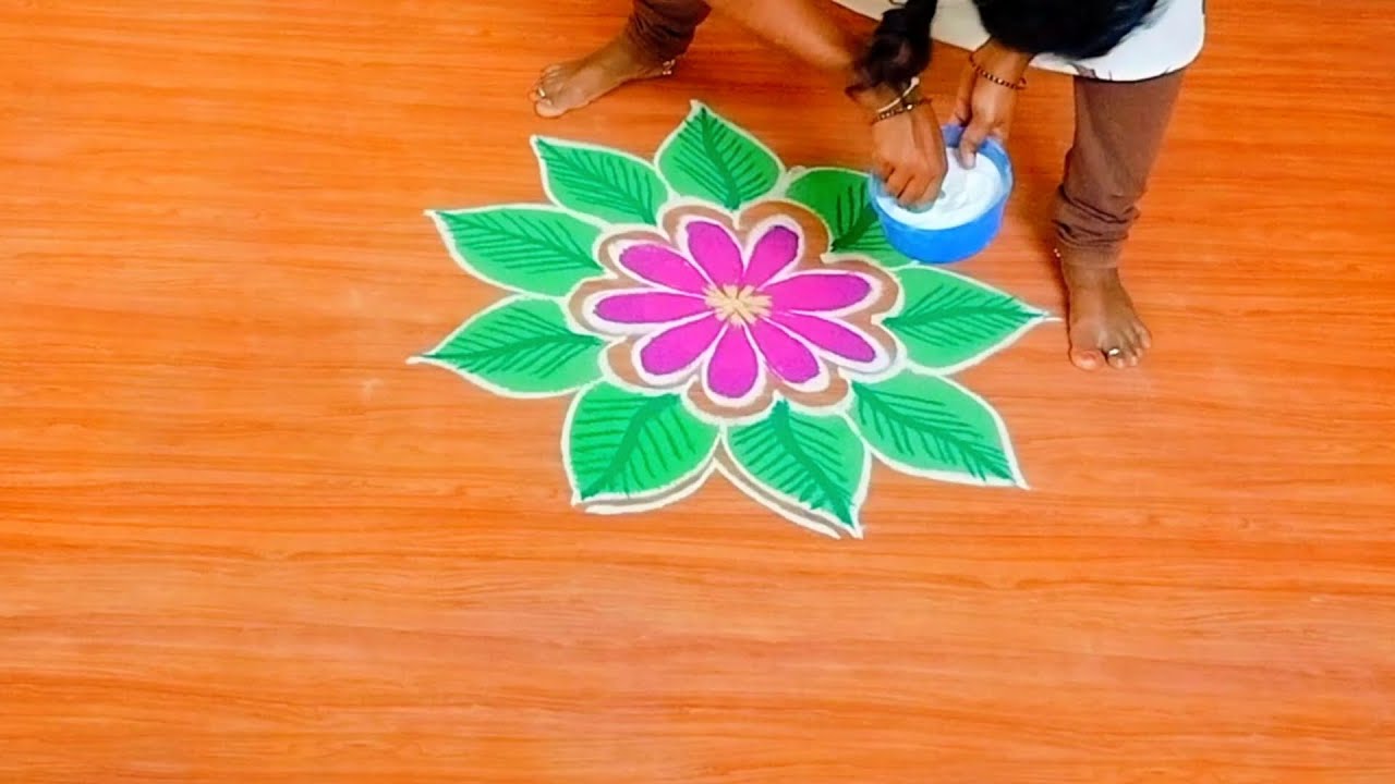 #day39 வெள்ளி கிழமைக்கு✨மங்களகரமான ரங்கோலி போடலாமா...#priyasdailyrangoli#1millionviews #dailyrangoli