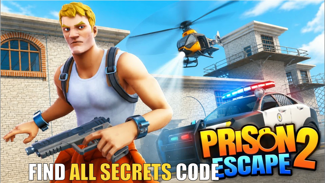PRISON ESCAPE 2 ROGUELIKE MAP FORTNITE CREATIVE - FIND ALL SECRETS CODE
